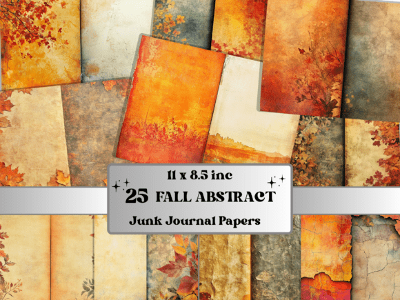 Download Abstract Autumn Mixed Media Textures - Abstract Collection