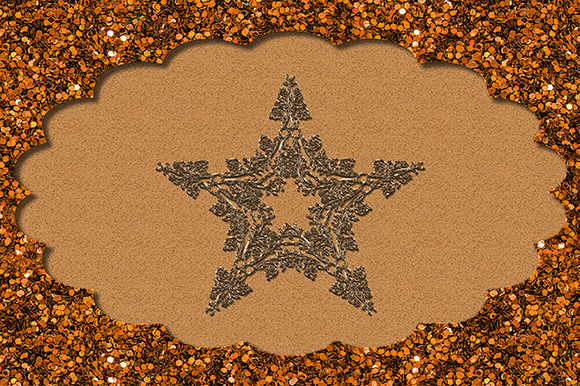 Download Star Mandala Flower Monogram Frame - Premium Resources