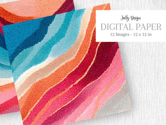 Download Orange and Blue Textured Abstract Art - Abstract Collection